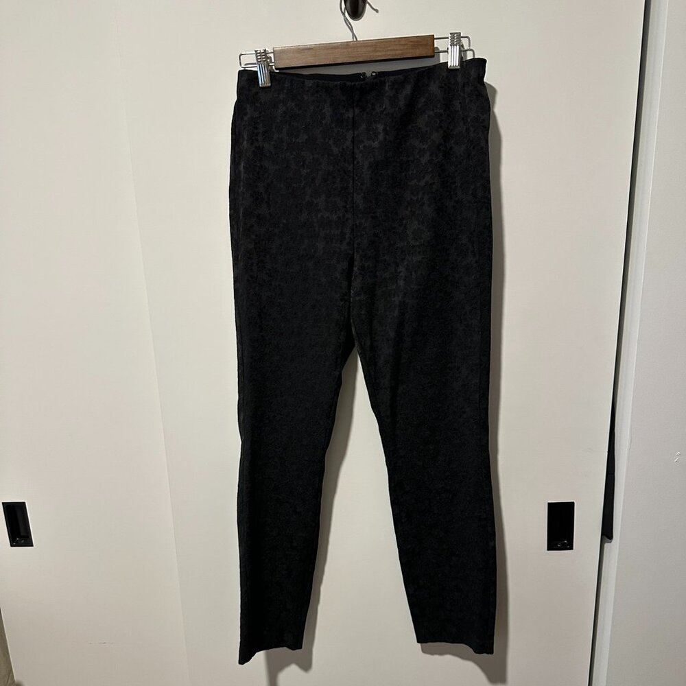 Rag & bone Black Jacquard Slim  Pants - Size 10